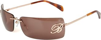 Blumarine Zonnebril Gepolijst Koperkleurig Goud