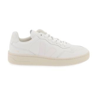 Veja Sneakers, male, White, 9 UK, Traced Leather V-90 Trainers