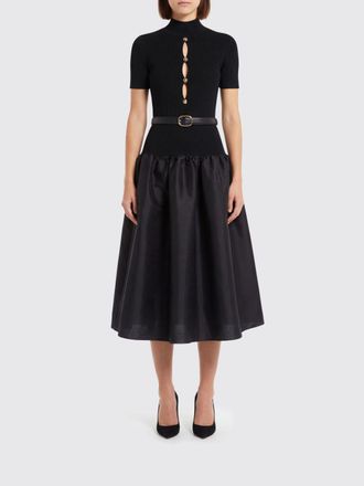 Self Portrait Abito in maglia Self-Portrait in misto viscosa a coste