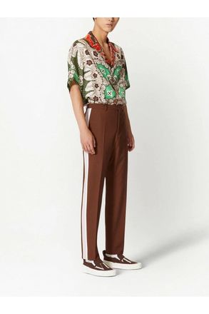 Valentino TAILORING WOOL TROUSERS Size: 50, colour: BROWN