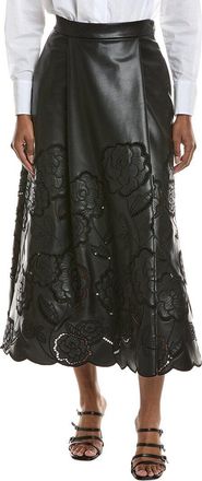Toccin Stacy Lace Midi Skirt