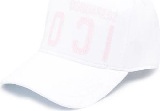 Dsquared2 ICON Baseballpet met gebarsten logo