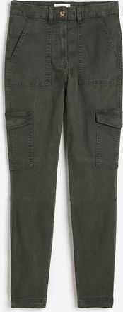 H&M Cargohose aus Twill - Dunkles Khakigr&uuml;n