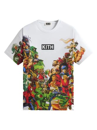 Kith printed heroes T-shirt - White