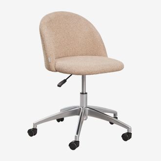 Sklum Silla De Escritorio Con Ruedas Tapizada Kana Sklum