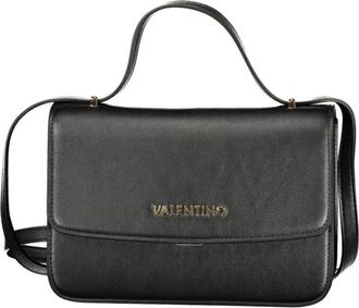 Valentino Polyurethaan Handtas met Strak Design - Dames - Handtassen - Zwart - ONE Size - Tassen