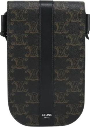 Celine Pre-owned Vintage Pouch - Dames - Vintage Schoudertas - Zwart - ONE Size - Leer - Vintage