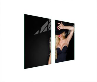 OEM Piastra Protettiva In Vetro Per Fornello 75x52 Donna