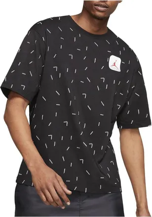 Nike Jordan Air Jordan Legacy AJ5 AOP Short Sleeve T-Shirt Black CW7101-010