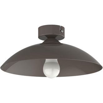 Lumicom Lumicom - flash Plafoniera, 1X E27, max 42W, metallo, tortora lucido, D.30cm