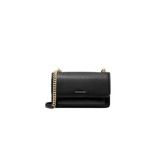 Michael Kors Tassen, Dames, Zwart, ONE Size, Leer, Claire Kleine Schoudertas