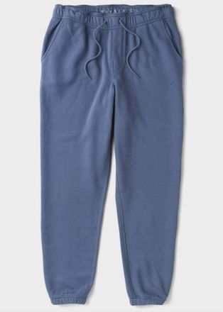 Vissla Mens Solid Sets Eco Elastic Sweatpant In Blue Haze