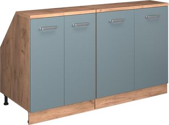 Vicco Conjunto De Armarios Para Techo Inclinado Rion, Gris Azulado, 140 Cm Lote De 2 Carcasas De Armario 60 Cm De Profundidad, Vicco