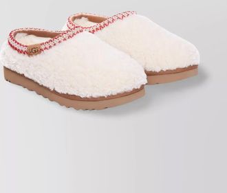 UGG slippers shearling contrast stitching