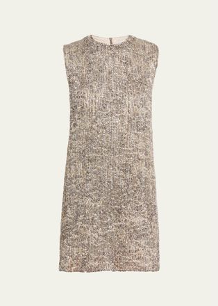 Brunello Cucinelli Couture Metallic Mohair Dress