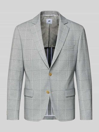 Atelier Torino Slim Fit 2-Knopf-Sakko mit Pattentaschen in Mittelgrau, Gr&ouml;&szlig;e 46
