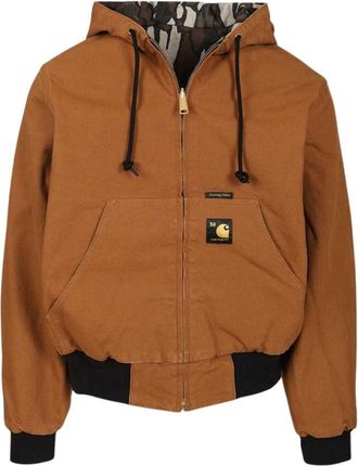 Carhartt Work in Progress Brown Logo Jacket
