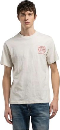 Replay Uomo, Top, Beige, XL, new