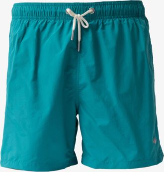 GANT Mens Swim Shorts in Teal Nylon - Size X-Large