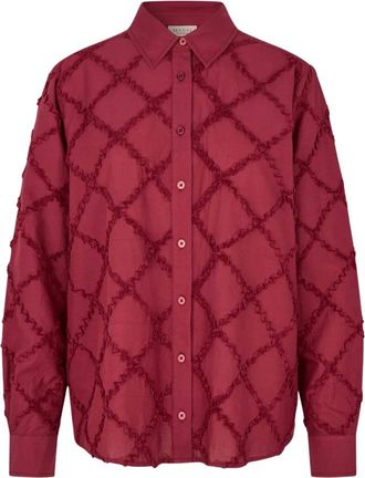 Masai Becca Blouse - Dames - Overhemden - Rood - S - Overhemden