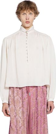 Ann Demeulemeester Thorald High Comfort Cropped Serafino Top