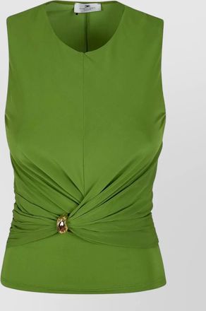 Elisabetta Franchi draped sleeveless top