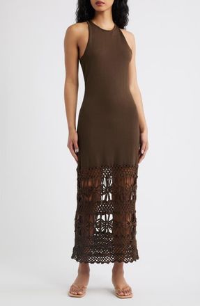 Ronny Kobo Nina Racerback Body-Con Dress in Brown at Nordstrom, Size X-Small