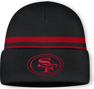 Nike San Francisco 49ers Primetime Utility Nike Mens NFL Cuffed Beanie in Black | NF40048Y9B-10L