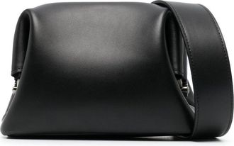 Osoi Pecan Brot leather shoulder bag - women - Cotton/Calf Leather - OS - Black