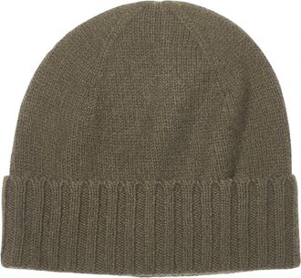 Howard London Fred Cashmere Beanie - Heren - Hoeden - Groen - ONE Size - Kasjmier - Accessoires