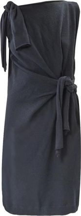 Moschino Abito Nodi - Dames - Kleedjes - Zwart - S - Wol - Kleedjes