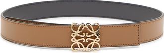Loewe Anagram Leather Belt - Brown - 90 (UK 14 / XL)