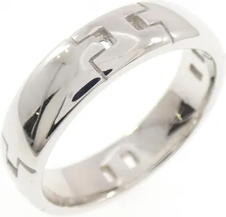Herm&egrave;s White Gold White Gold (18K) Band Ring (Pre-Owned)