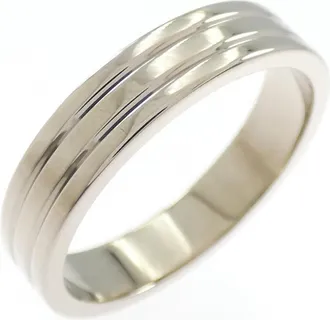Cartier White Gold White Gold (18K) Band Ring (Pre-Owned)