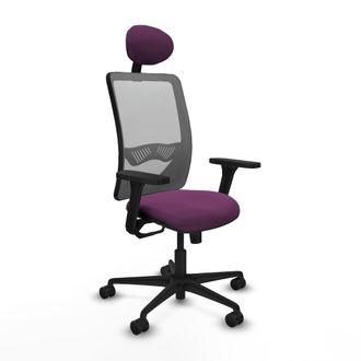 Piqueras y Crespo Silla De Oficina Piqueras Y Crespo Zulema Gris Cuero Sint&eacute;tico Ergon&oacute;mica