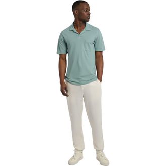 Onia Button Front Elastic Linen Pant in Oat at Nordstrom, Size X-Large L