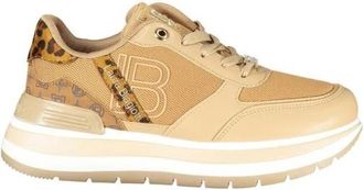 Laura Biagiotti Low-Top Sneaker - Dames - Sneakers - Bruin - 39 EU - Polyester - Schoenen