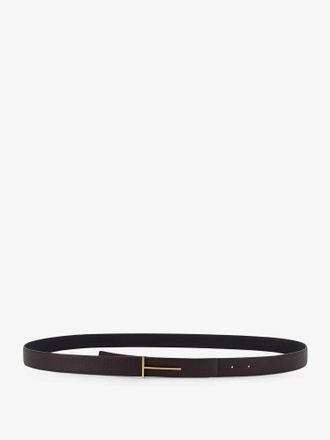 Tom Ford Hammered leather belt - TOM FORD - gender_Man