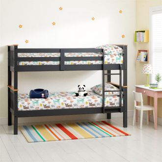 Seconique Neptune 3 Single Bunk Bed in Dark Grey