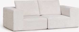 Sklum Sof&aacute; Modular De 2 Piezas En Chenilla Envasado Al Vac&iacute;o Norridge Sklum