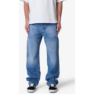 mnml Baggy Jeans in Washed Blue at Nordstrom, Size 30