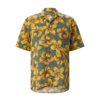 Stenstr&ouml;ms Short Sleeve Shirts, male, Green, Size: 2XL Short Sleeve Shirt