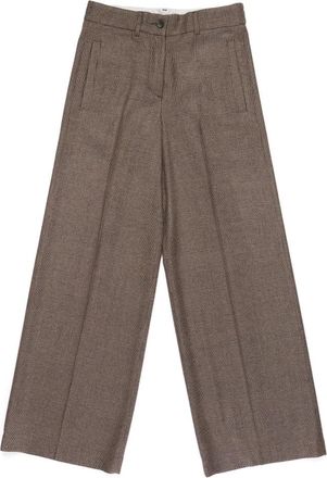 Nine In The Morning Broeken, Dames, Grijs, W25, Grijze Broek voor Ochtendstijl