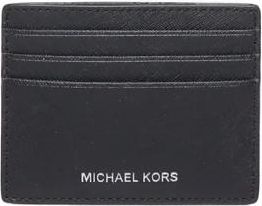 Michael Kors Harrison Card Case - Heren - Accessoires - Zwart - Maat: ONE Size Leer