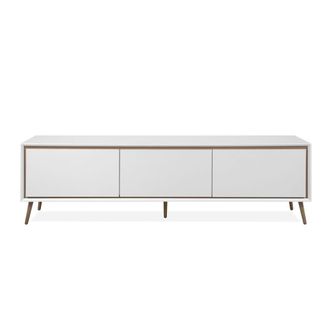 Calicosy Mueble tv 3 puertas l175 cm - roble y blanco
