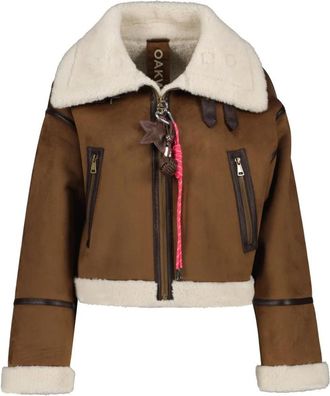 Oakwood Vinci Bomberjack - Dames - Jassen - Bruin - M - Polyester - Jassen