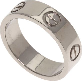 Cartier Love White Gold (18K) Band Ring (Pre-Owned)