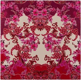 Johnny Was Womens Musia Wool Scarf In Pink