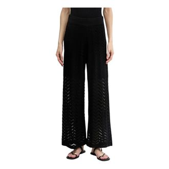 Joseph Ribkoff Broeken, Dames, Zwart, XL, Nylon, Chevron Steek Culotte Broek