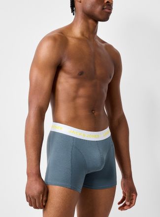 Jack & Jones Mens 3 comfortable contrast-waist trunk Organic cotton